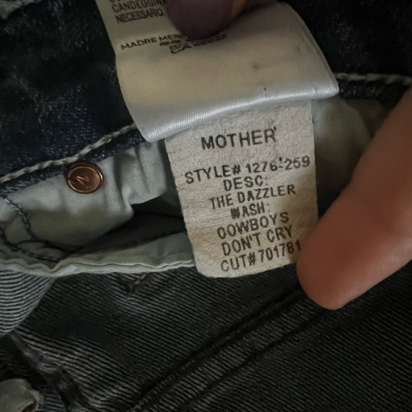 Mother jeans the dazzler size 27 - Picture 7 of 8